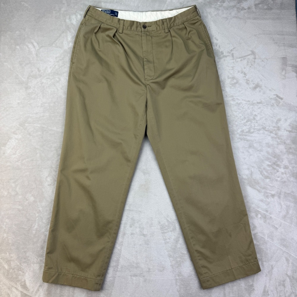 Polo Ralph Lauren Andrew Pant Mens 35/32 (Fits 33/29)Pleated Vintage 90s